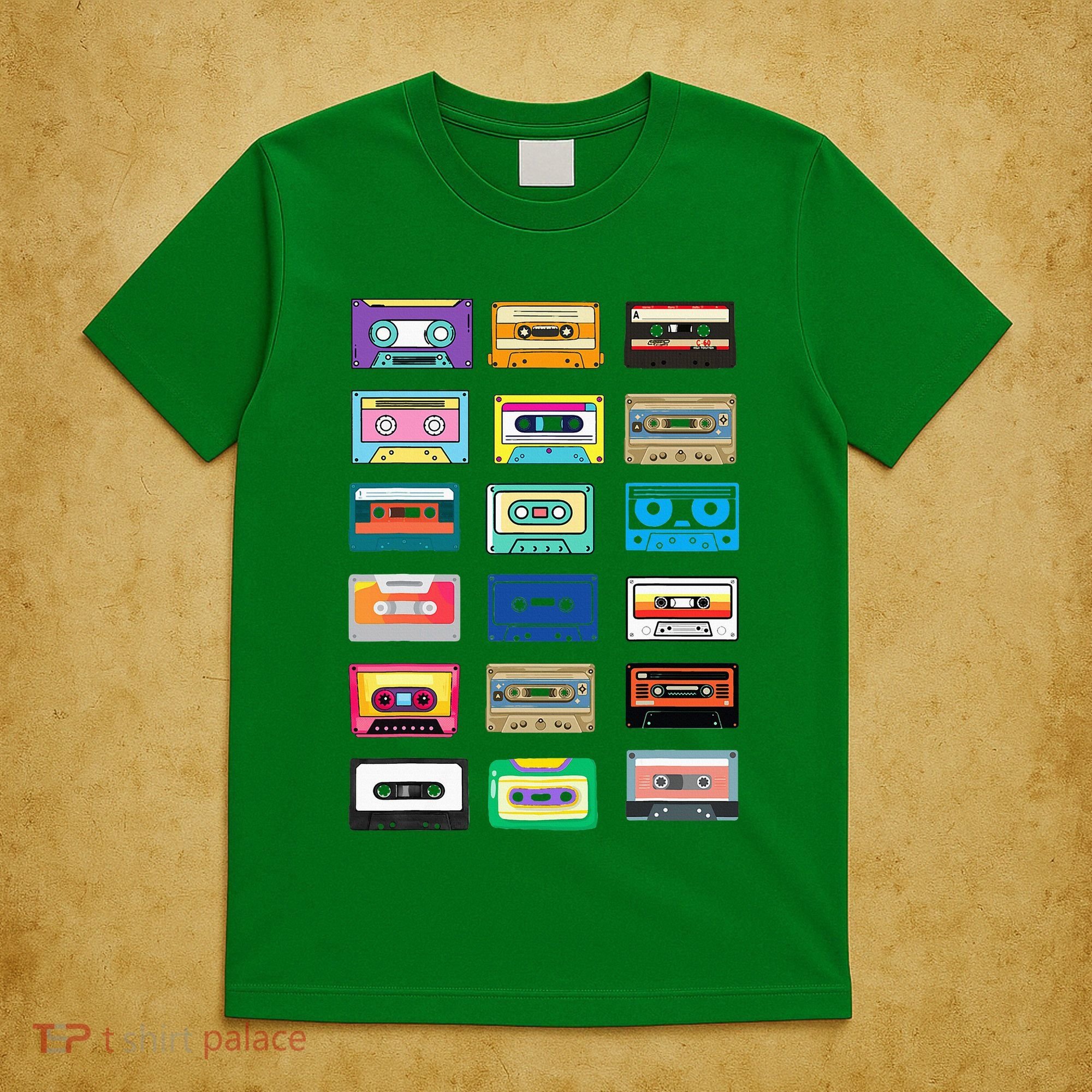 Cassette Tapes Mixtapes 1980s 1990s Radio Music T-Shirt