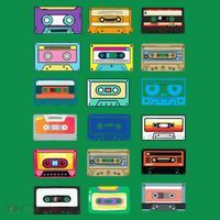 Cassette Tapes Mixtapes 1980s 1990s Radio Music T-Shirt thumb 7