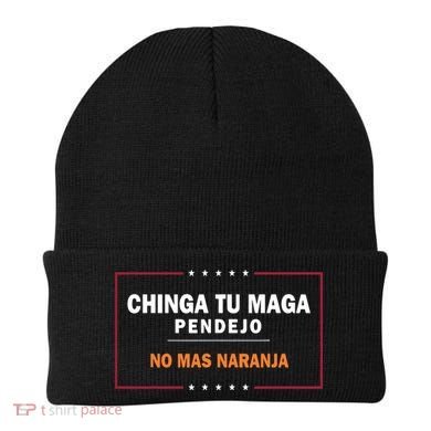 Chinga Tu Maga Pendejo No Mas Naranja Beanie