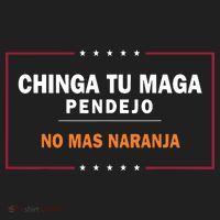 Chinga Tu Maga Pendejo No Mas Naranja Beanie thumb 2