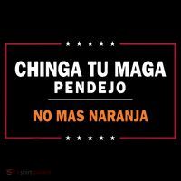 Chinga Tu Maga Pendejo No Mas Naranja Mousepad thumb 1