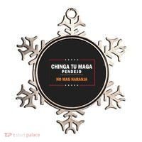 Chinga Tu Maga Pendejo No Mas Naranja Ornament thumb 0