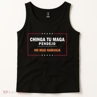 Chinga Tu Maga Pendejo No Mas Naranja Tank Top thumb 2
