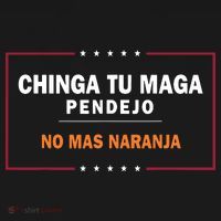 Chinga Tu Maga Pendejo No Mas Naranja Kids Hoodie thumb 5