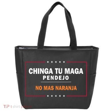 Chinga Tu Maga Pendejo No Mas Naranja Tote Bag