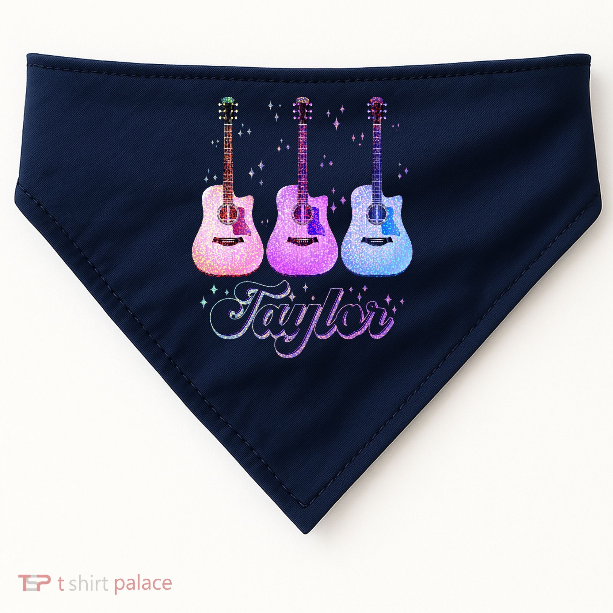 Cute Taylor Music Fan Lover USA-Made Doggie Bandana