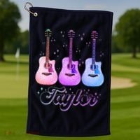 Cute Taylor Music Fan Lover Golf Towel thumb 1