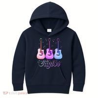 Cute Taylor Music Fan Lover Kids Hoodie thumb 0