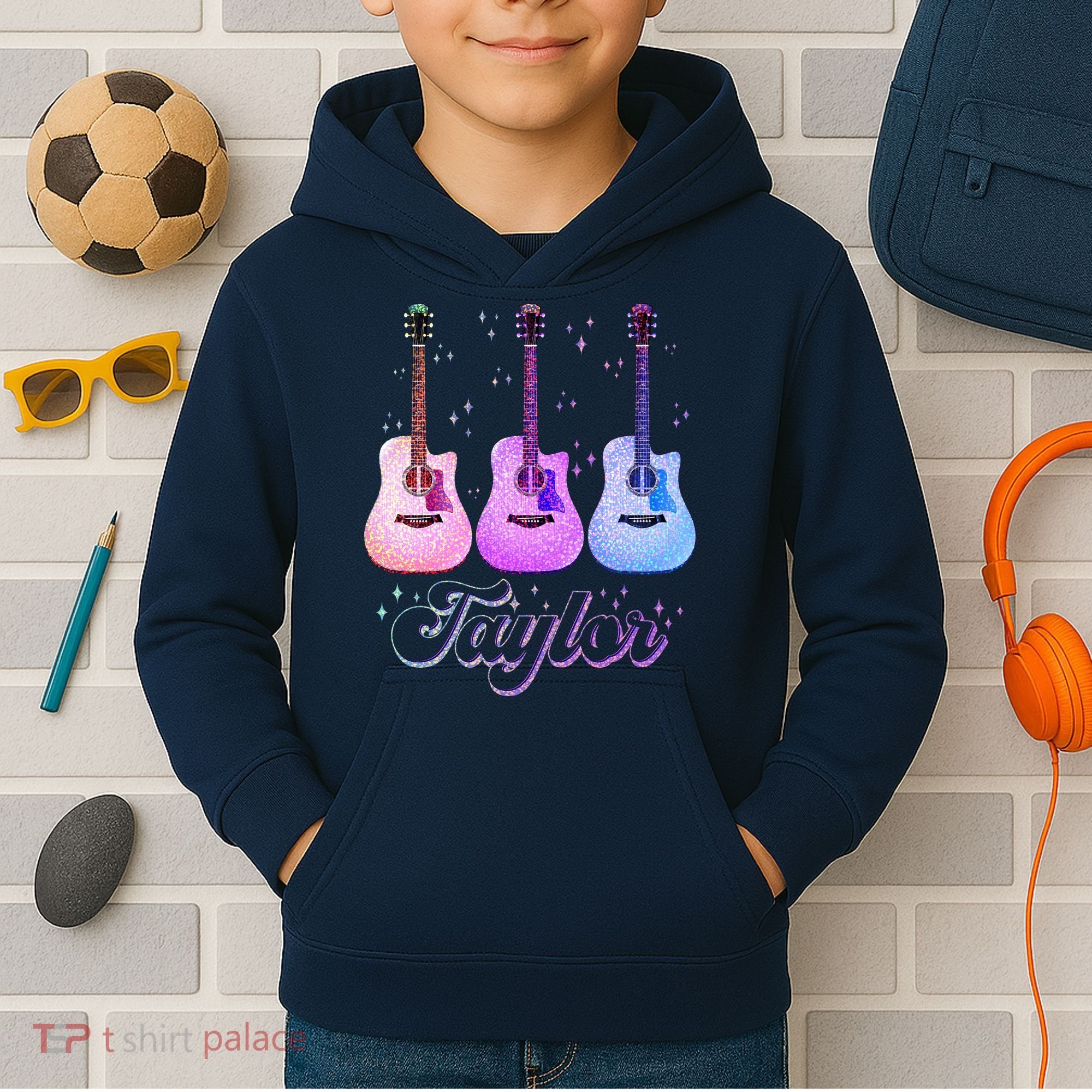 Cute Taylor Music Fan Lover Kids Hoodie