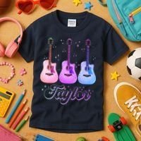 Cute Taylor Music Fan Lover Kids T-Shirt thumb 3