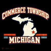 Commerce Township MI Classic Hometown Pride Women's Hoodie thumb 2