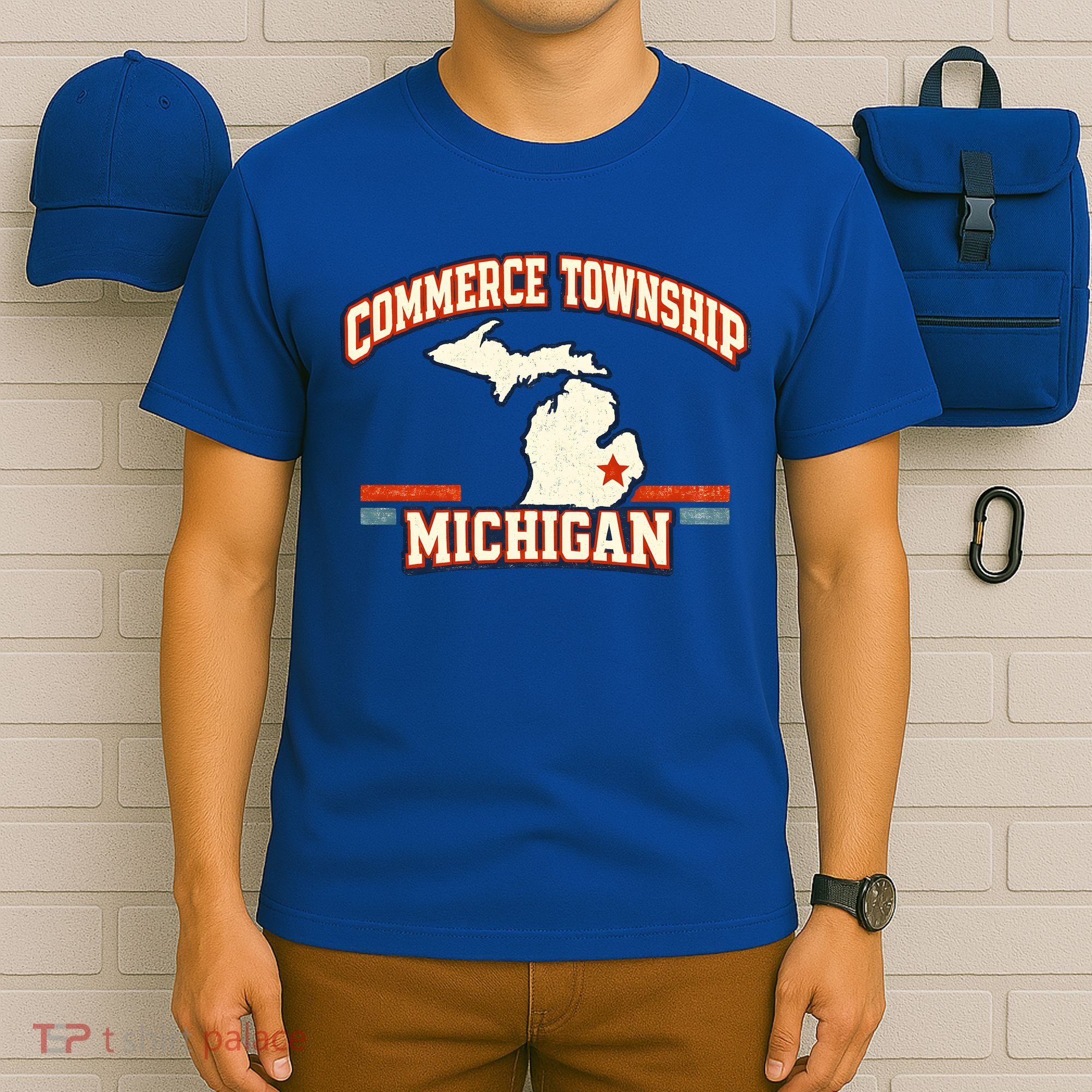 Commerce Township MI Classic Hometown Pride T-Shirt
