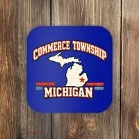Commerce Township MI Classic Hometown Pride Coaster thumb 0