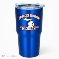 Commerce Township MI Classic Hometown Pride Tumbler thumb 0
