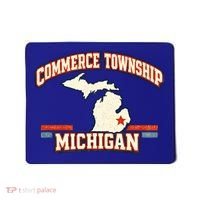 Commerce Township MI Classic Hometown Pride Mousepad thumb 0