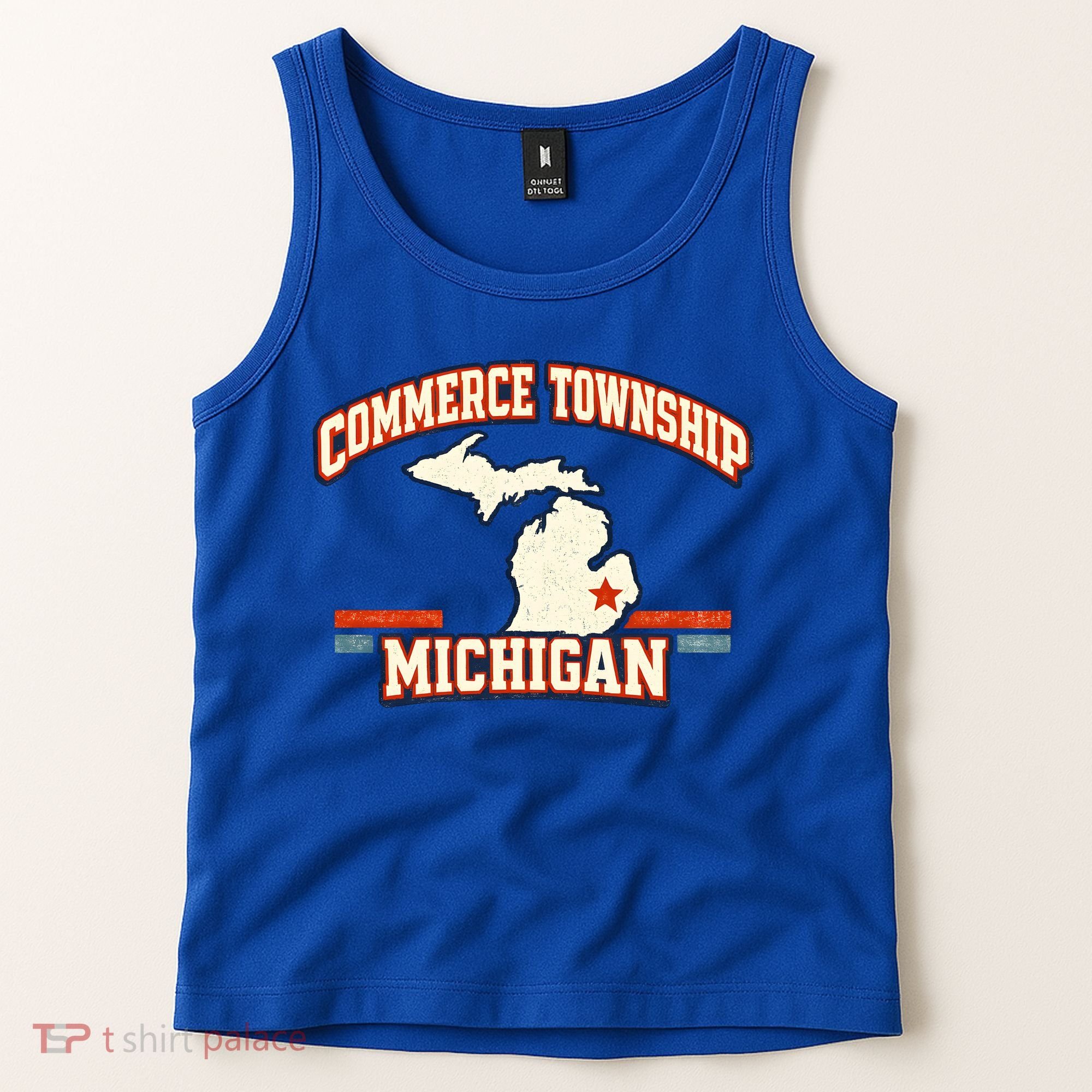 Commerce Township MI Classic Hometown Pride Tank Top