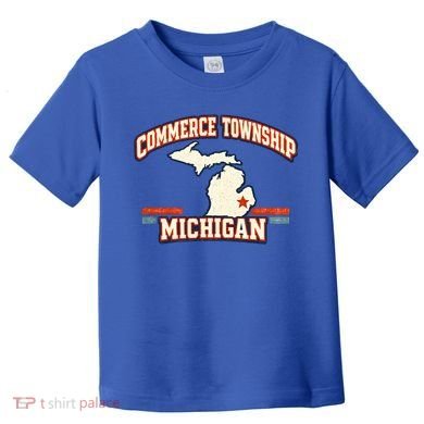 Commerce Township MI Classic Hometown Pride Toddler T-Shirt
