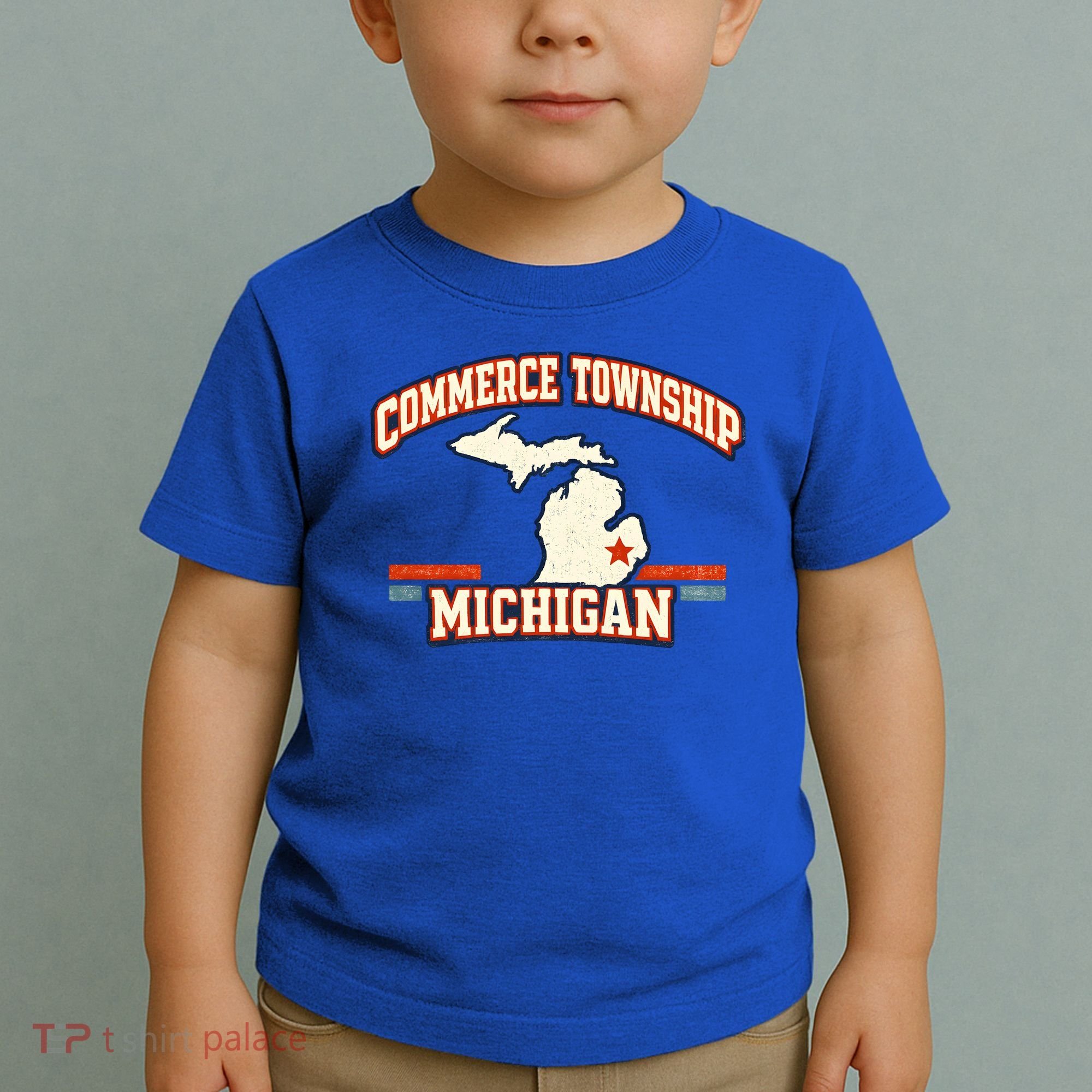 Commerce Township MI Classic Hometown Pride Toddler T-Shirt
