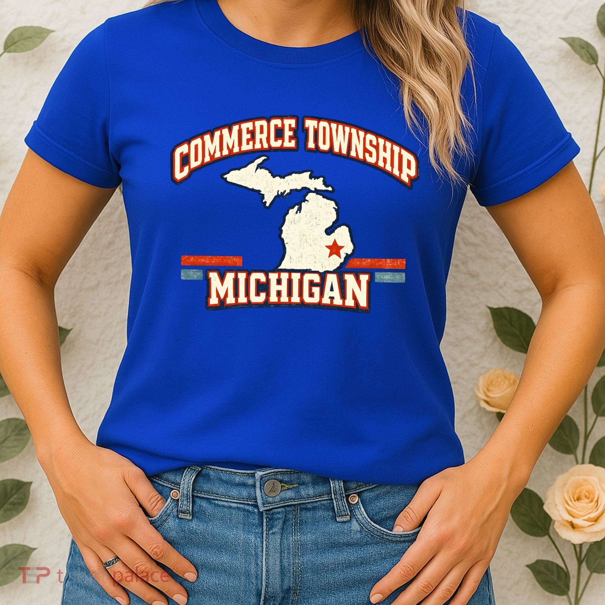 Commerce Township MI Classic Hometown Pride Women's T-Shirt