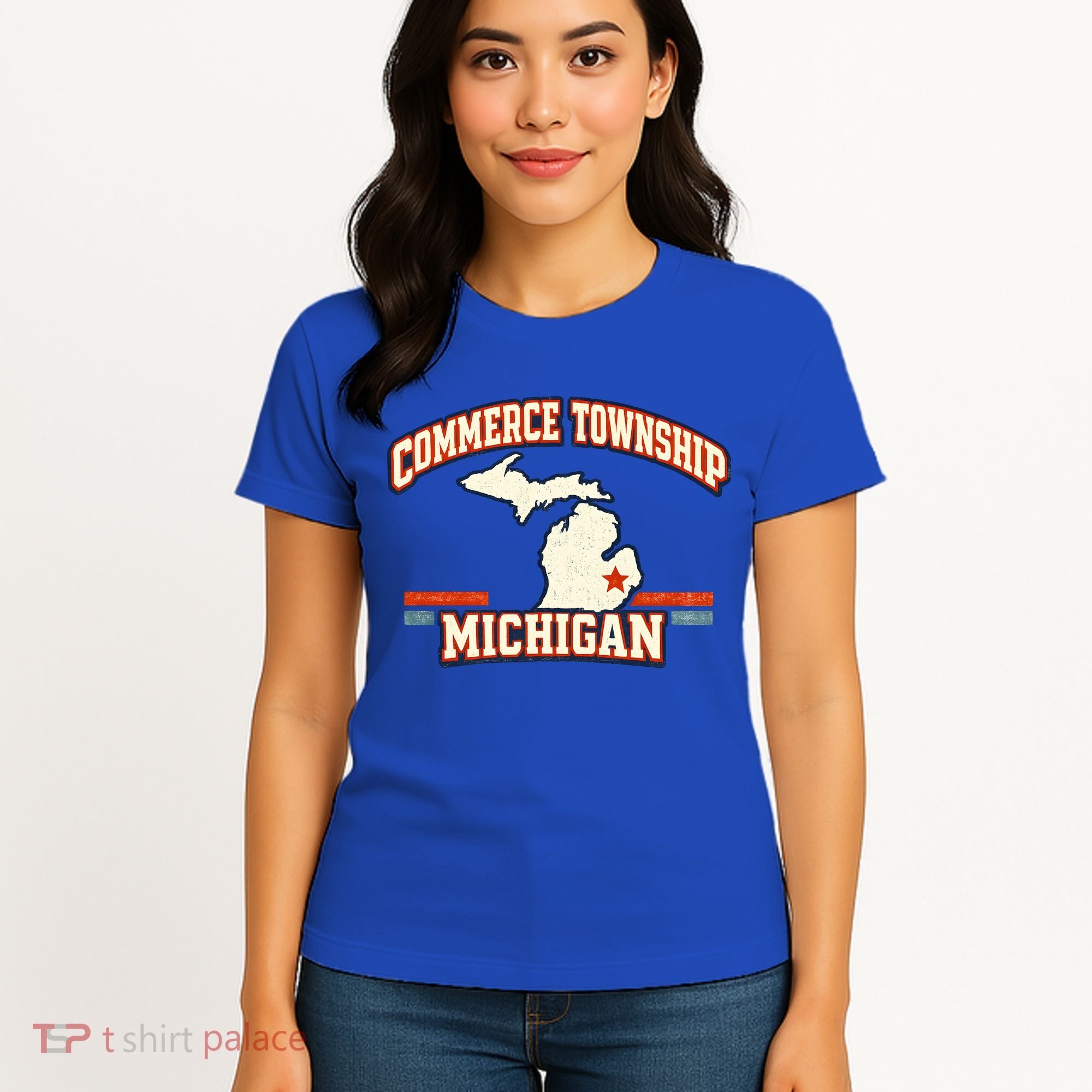 Commerce Township MI Classic Hometown Pride Women's T-Shirt
