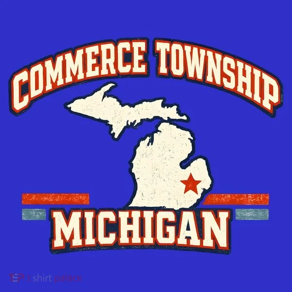 Commerce Township MI Classic Hometown Pride Kids Hoodie