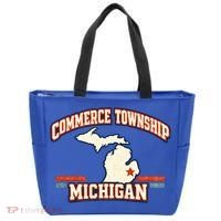 Commerce Township MI Classic Hometown Pride Tote Bag thumb 0
