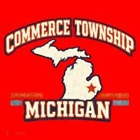 Commerce Township MI Classic Hometown Pride Santa Hat thumb 1