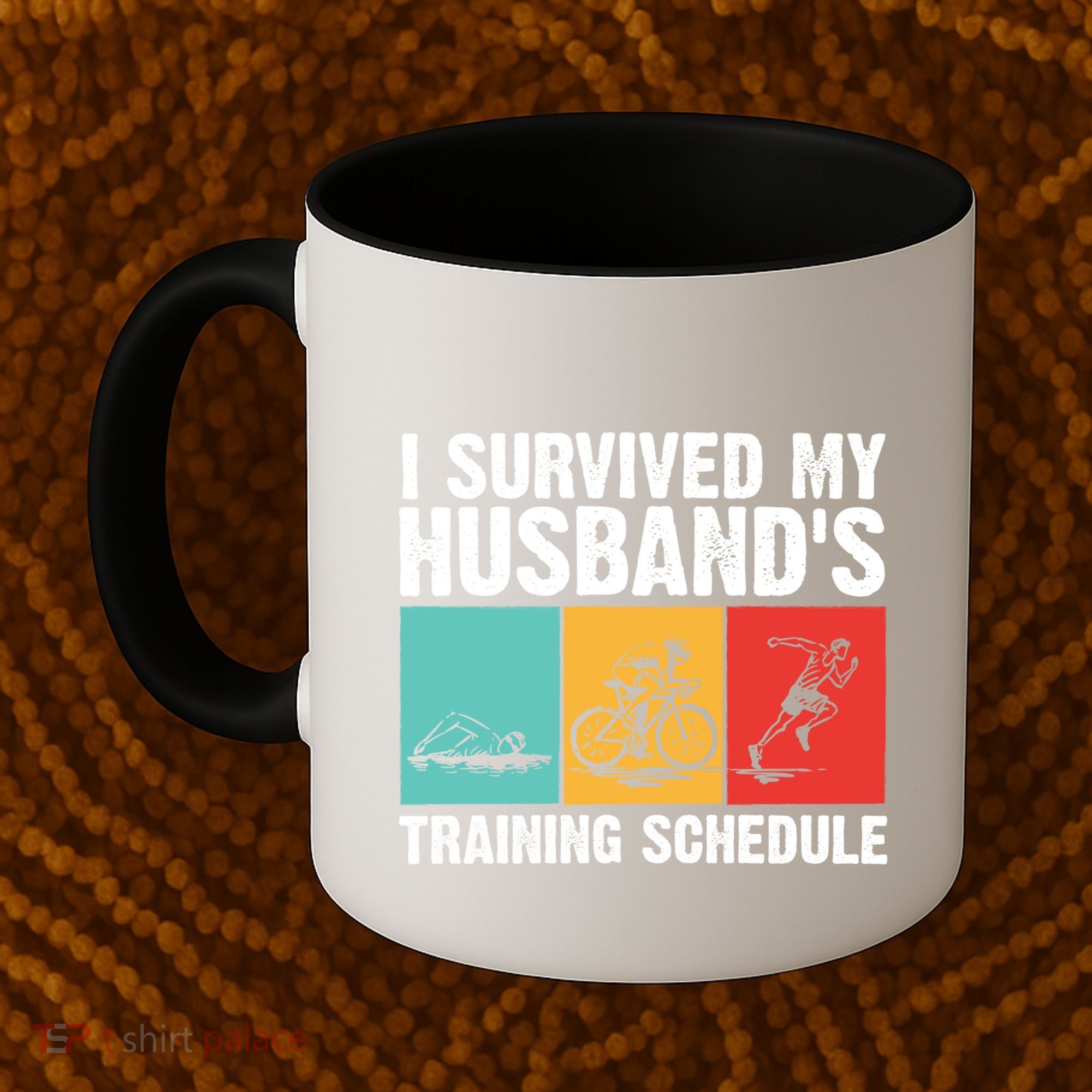 Cool Triathlon Mom Swimming Running Swim Bike Run Gift Coffee Mug