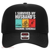 Cool Triathlon Mom Swimming Running Swim Bike Run Gift Hat thumb 0