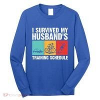 Cool Triathlon Mom Swimming Running Swim Bike Run Gift Long Sleeve Shirt thumb 0