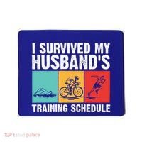 Cool Triathlon Mom Swimming Running Swim Bike Run Gift Mousepad thumb 0