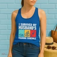 Cool Triathlon Mom Swimming Running Swim Bike Run Gift Women's Tank Top thumb 2