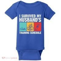 Cool Triathlon Mom Swimming Running Swim Bike Run Gift Baby Bodysuit thumb 0
