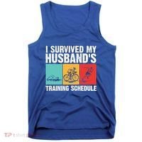 Cool Triathlon Mom Swimming Running Swim Bike Run Gift Tank Top thumb 0