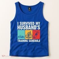Cool Triathlon Mom Swimming Running Swim Bike Run Gift Tank Top thumb 2