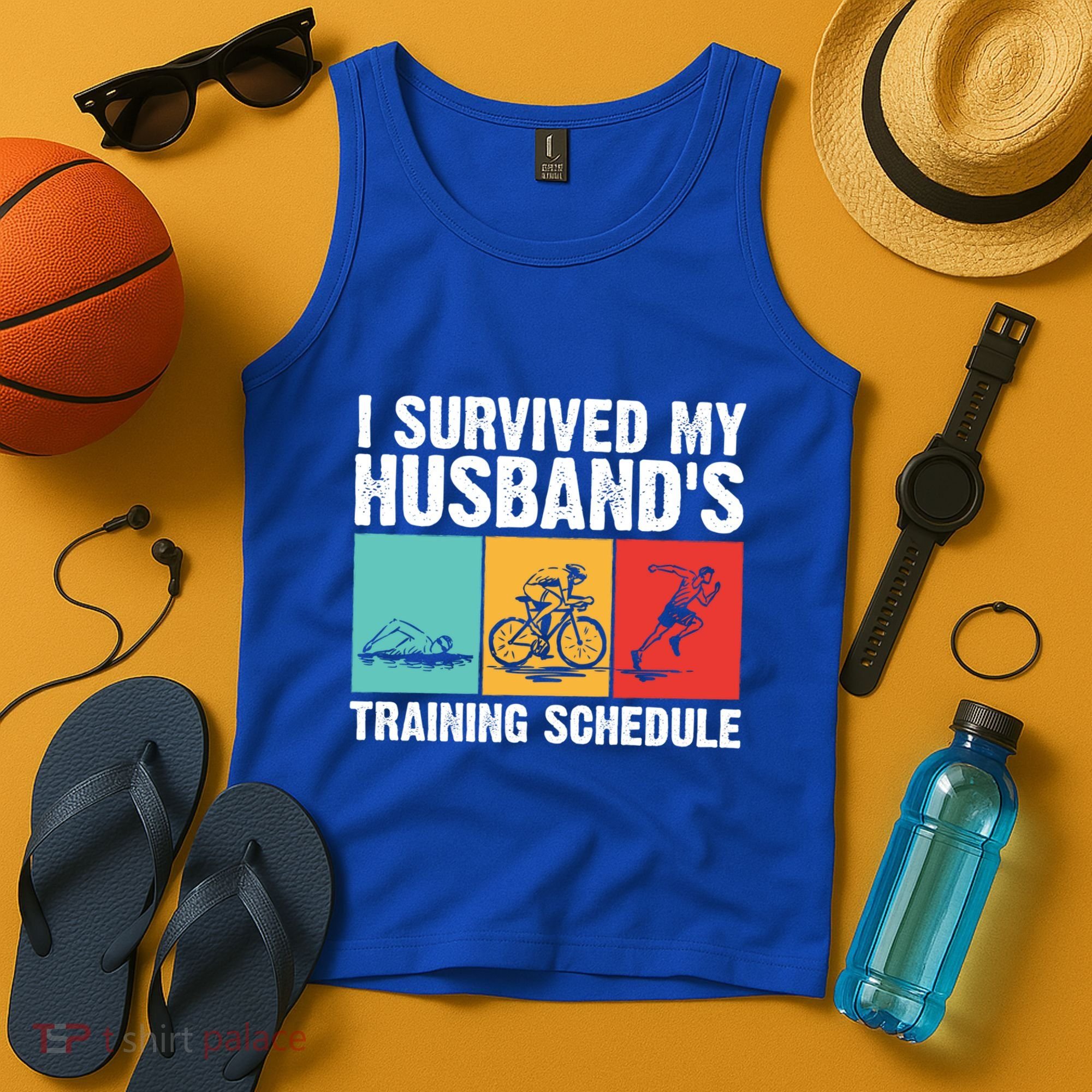 Cool Triathlon Mom Swimming Running Swim Bike Run Gift Tank Top