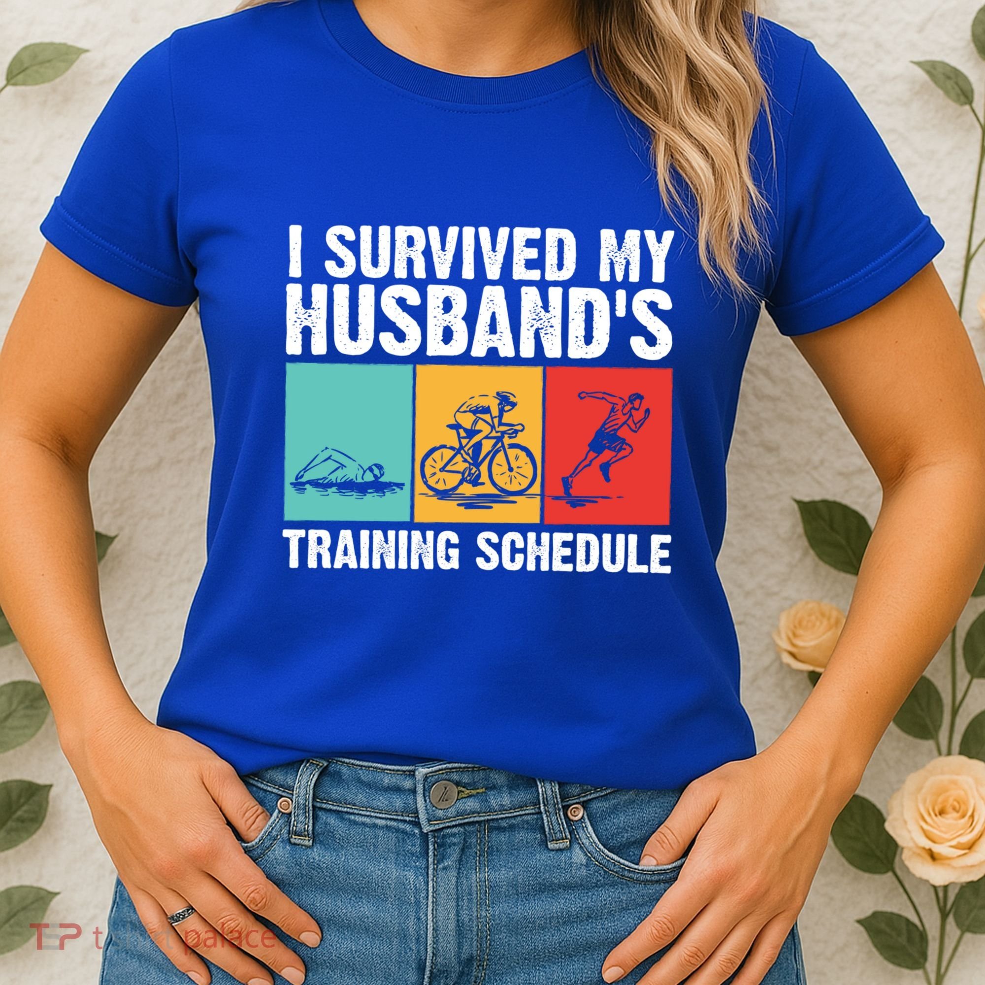 Cool Triathlon Mom Swimming Running Swim Bike Run Gift Women's T-Shirt