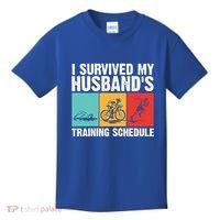 Cool Triathlon Mom Swimming Running Swim Bike Run Gift Kids T-Shirt thumb 0