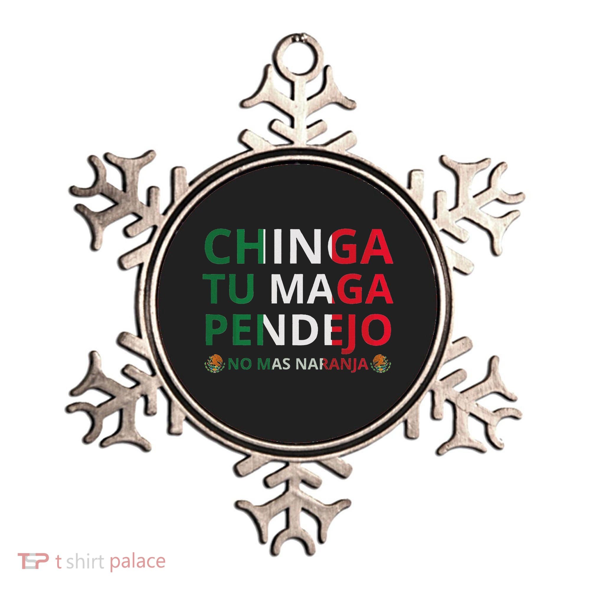 Chinga Tu Maga Patriotic Mexican Trump Ornament