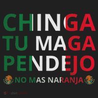 Chinga Tu Maga Patriotic Mexican Trump Golf Towel thumb 3