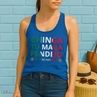 Chinga Tu Maga Patriotic Mexican Trump Women's Tank Top thumb 2