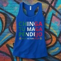 Chinga Tu Maga Patriotic Mexican Trump Women's Tank Top thumb 3
