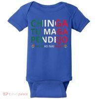 Chinga Tu Maga Patriotic Mexican Trump Baby Bodysuit thumb 0