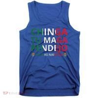 Chinga Tu Maga Patriotic Mexican Trump Tank Top thumb 0