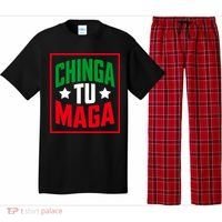 Chinga Tu MAGA Funny Political Mexican Pride  Pajama Set thumb 0
