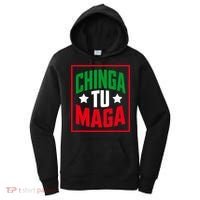 Chinga Tu MAGA Funny Political Mexican Pride  Women's Hoodie thumb 0