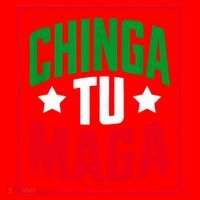 Chinga Tu MAGA Funny Political Mexican Pride  Santa Hat thumb 1