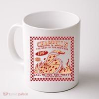 Chappell The Midwest Call Me Hot Retro Pizza Hot To Go Gift Coffee Mug thumb 0