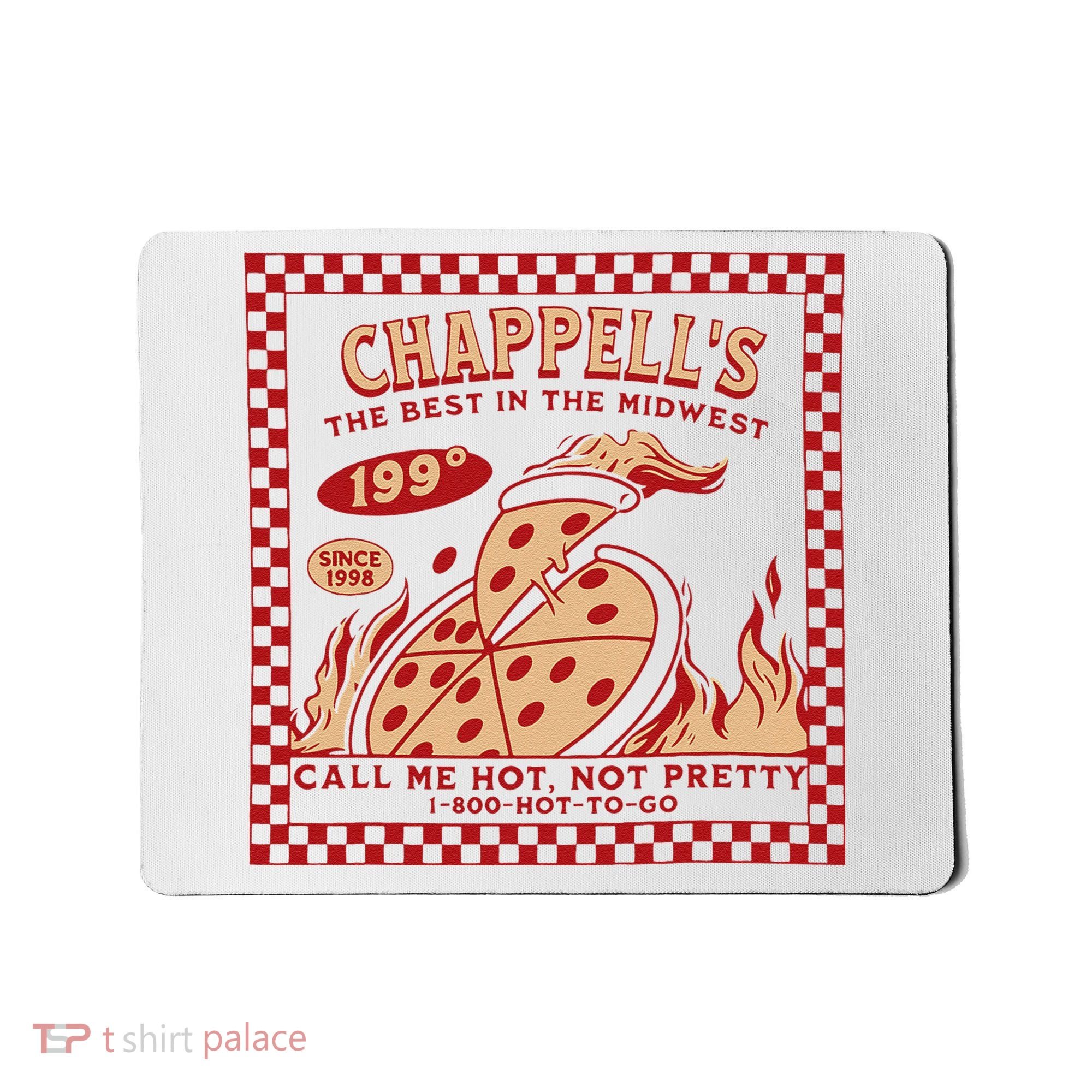 Chappell The Midwest Call Me Hot Retro Pizza Hot To Go Gift Mousepad