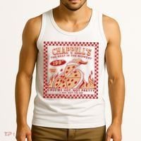 Chappell The Midwest Call Me Hot Retro Pizza Hot To Go Gift Tank Top thumb 3